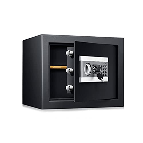 Elektronischer Safe Tresor 28L Möbeltresor mit Zahlenschloss und Schlüssel, Perfekt für Hause Büro Hotel Business