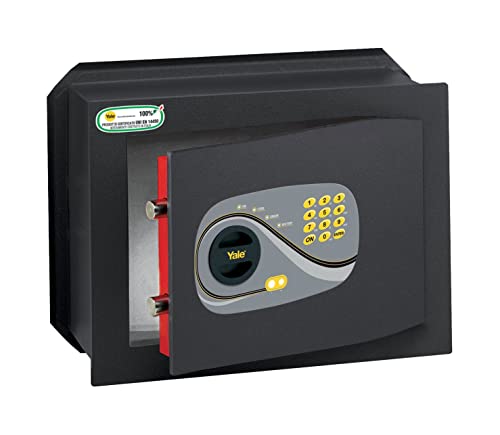 YALE Serie 326 Zertifizierter Safe Digitaler Wandtresor, Schwarz