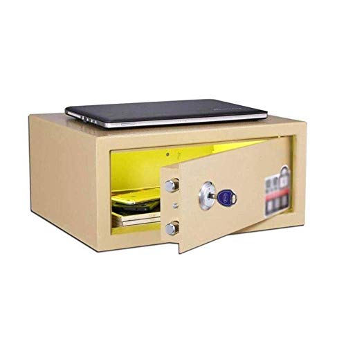 FMHCTN Safe Safes für/Safe Box/Schranktresore/Safe/Stahlschrank Safes für Ausweispapiere, A4-Dokumente, Laptop-Computer, Juwelen Inklusive 2 Notfallschlüssel
