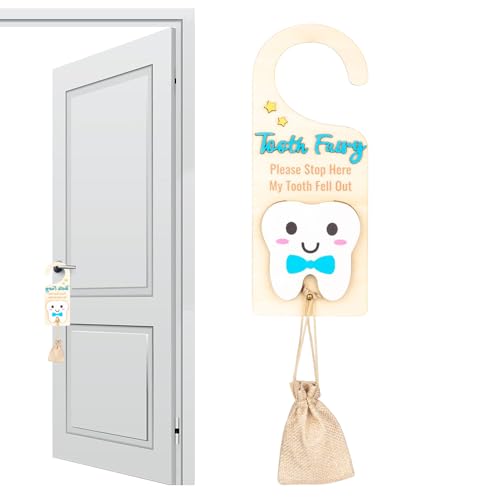 Halter, märchen -Türstarung | Zahnstapfkiste mit Geldschlitz,fördern das Andenken mit Tasche für den Türgriff