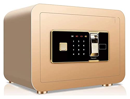 Tresor Feuerfeste wasserdichte Tresore und Sparbüchsen Sicherheitsboxen für elektronische Digitale Tresore zu Hause 35 x 25 x 25 cm biometrische Fing
