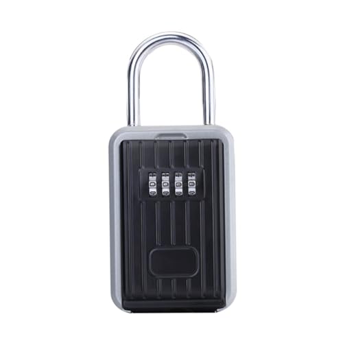 TEHAUX Kasten Schlüsselkasten Schlüsseltresor Für Draußen Außen Schlüsselsafe Aluminiumlegierung Türschloss Elektronisch