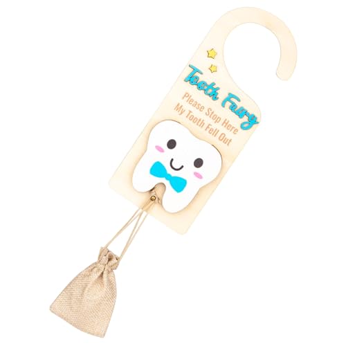 Nankoyal Halter, Holzmärchen -Türstarung | Pick -up Box mit Geldschlitz - Hölzern fördern Andenken mit Tasche für Raumdekoration