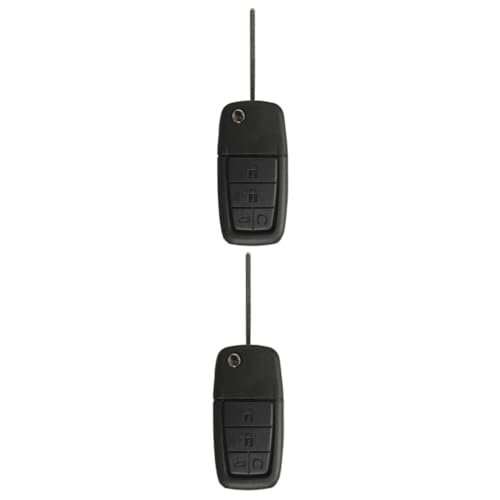 SOLUSTRE 2 Stück 4 +1 rc-Schlüssel-Shell Autoschlüssel Gehäuse Faltbare Autoschlüsselhülle Autoschlüssel Abdeckung zusammenklappbares Schlüsseletui Autoschlüsselschale Wagen Schlüsselbox g8