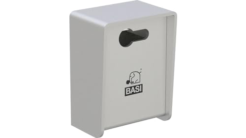 BASI | Schlüsseltresor mit Vorrichtung für Profil-Halbzylinder | Hochwertiges Edelstahl | Schlüsselsafe | Schlüsselbox für Innen- und Außenbereich | Wandmontage
