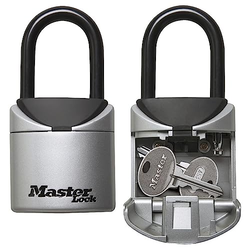 Master Lock Mini Schlüsseltresor, mit Bügel, 13.5 x 7 x 3.2 cm, Schlüsselsafe