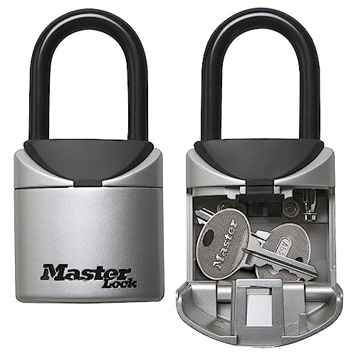 MASTER LOCK Tragbarer Mini-Schlüsseltresor [XS] [mit Bügel] – 5406EURD – Schlüsselsafe mit Bügel - Ideal für Reisen, Urlaub oder Sport