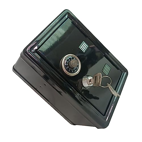 CAXUSD 1 Stück Karton Mini-metalltresor Münzsparer Sicherheits-aufbewahrungsbox Sicheres Schlüsseltresor Sparschwein Spielzeug Geldbehälter Kleiner Ornamente Tragbar Kind