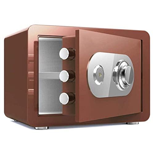 Generisch Feuerfester wasserdichter Tresor für Schranktresore, mechanisches Schloss, Tresor für Haushalt, klein, altmodisch, manuell, für Ausweispapiere, A4-Dokumente, Laptop-Rechnung