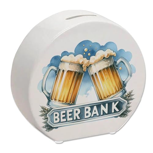 Bier Spardose mit Spruch Beer Bank Perfekt für die nächste Feier Bier Spardose mit anstoßenden Bierkrügen Prost Beer Bank für Gläser und Getränke