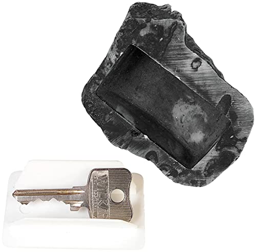 Lunartec Schlüsselversteck: Geheimversteck in Steinoptik, für Schlüssel, Caches u.v.m. (Schlüsselversteck echter Stein, Schlüsselsafe Stein, Schlüsseltresor außen)