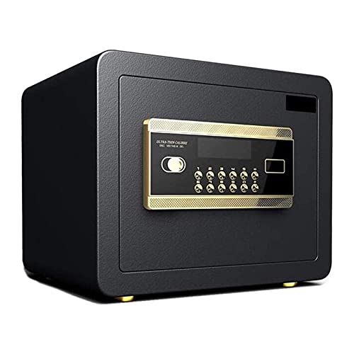 Generisch Safe Box, feuerfest, wasserdicht, digitaler Sicherheitssafe, Schranktresor, feuerfest, wasserdicht, Safe für Zuhause, Büro, Hotel, Schmuck, Bargeld, Medikamente, Schloss, Tresor, Wand/Boden