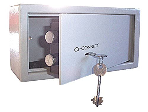 Q-Connect Safe schlüsselbetätigt mit 6 L Kapazität – Grau