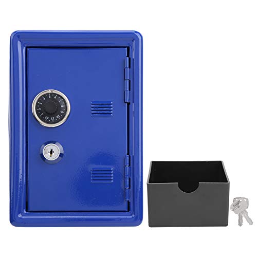 Horoper Spardose aus Metall im Tresor-Stil, Sparschwein Schließfach, Schlüssel Geld Bank, Mini-Tresor Safe Sparschwein Sparbüchse Geldkassette mit Zahlenschloss für Jungen und Mädchen 18 x 12 x 10 cm