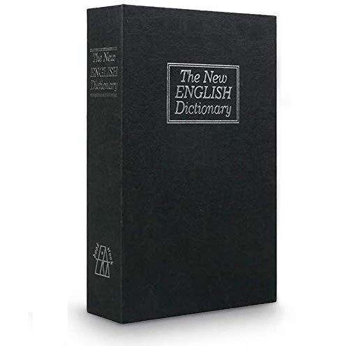 Buchtresor mit Zahlenschloss Wörterbuch Diversion Buchsafe,Buch Wörterbuch Lock Box, Tragbarer Buch-Tresor,ideal für die Speicherung von Geld