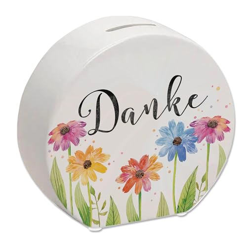 speecheese Blumen Spardose mit Spruch Danke Freunde und Florist Wertschätzen Bedanken Sie Ihre Mutter mit Trinkgeldkasse als Trinkgeld-Spardose