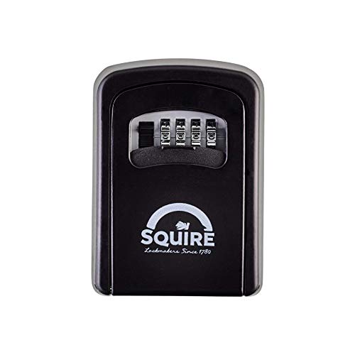 Squire Key Safe Box -4-Rad-Kombinationsschloss - Wand-Schlüsseltresor - wetterfestes Gehäuse aus Aluminiumdruckguss - große Speicherkapazität - Schlüsselbox für den Außen- und Innenbereich(Key Keep 1)
