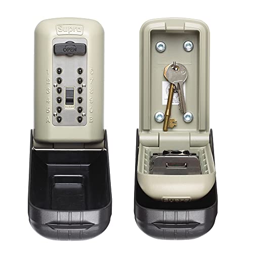 Schlüsselsafe SUPRA C500 Pro | Der Tastenschlüsselsafe für die Außenwandmontage, von der Polizei empfohlen – Höchste Sicherheit der 2. Generation – 5 Jahre Garantie