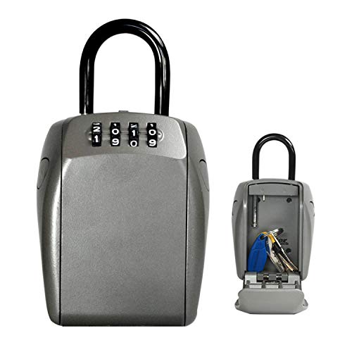 Master Lock Schlüsseltresor Extra Sicherheit, Wandhalterung, Aussen, 18.8 x 10.5 x 4.6 cm, Schlüsselsafe