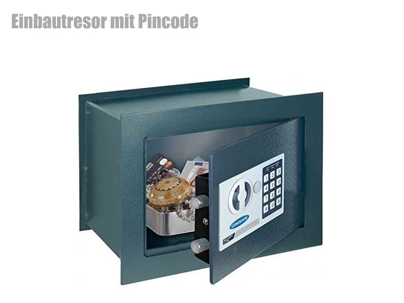 Einbautresor mit Pincode