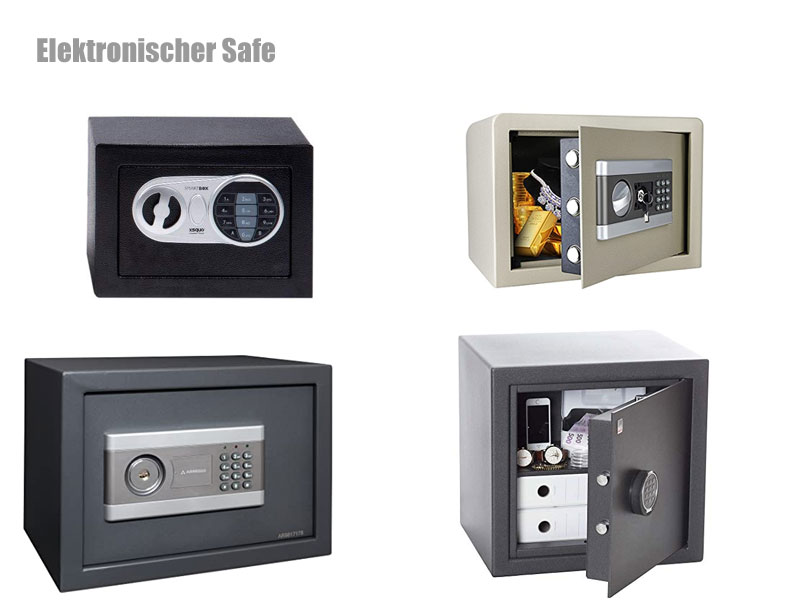 Elektronischer Safe mit Sicherheitsstufe