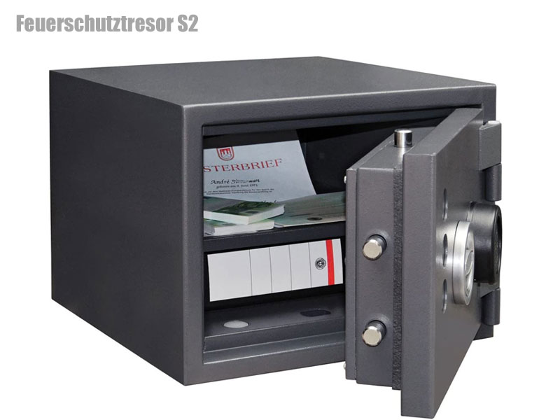 Feuerschutztresor S2 Feuerschutztresor und Dokumententresor S2
