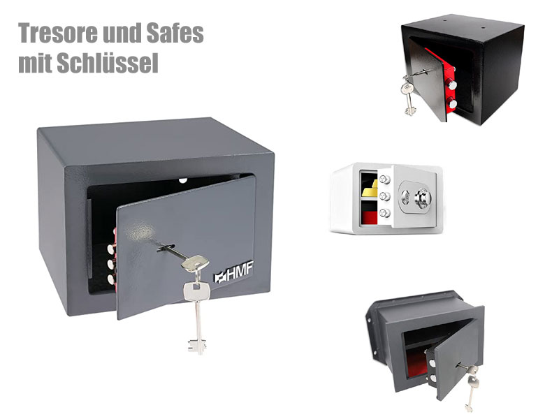 Safe mit Schlüssel