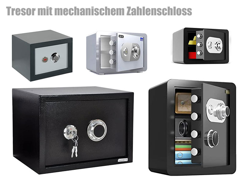 Tresor Zahlenschloss mechanisch Tresor mit mechanischem Zahlenschloss